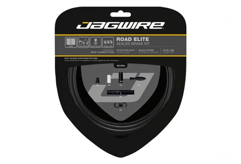 Jagwire Road Elite Sealed Brake Kit in Black