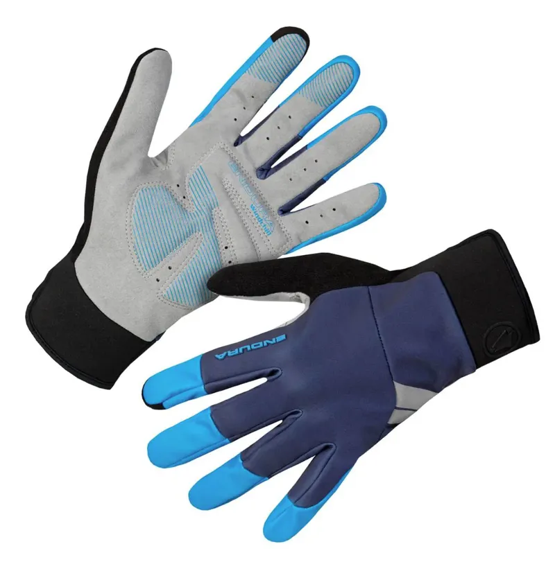 Endura Windchill Gloves in Hi-Viz Blue