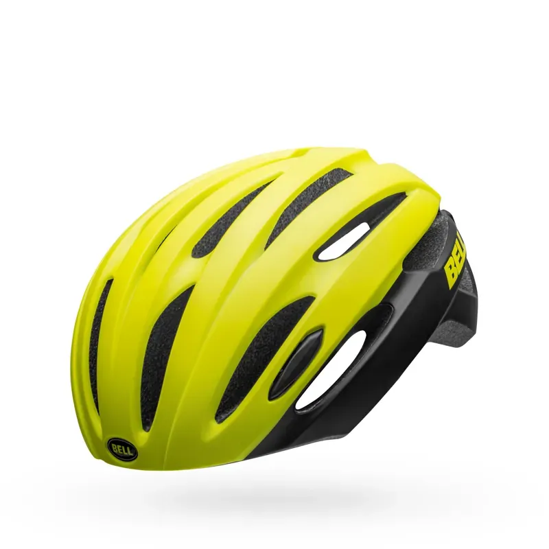 Bell Avenue LED Road Helmet MATTE/GLOSS HI-VIZ/BLACK