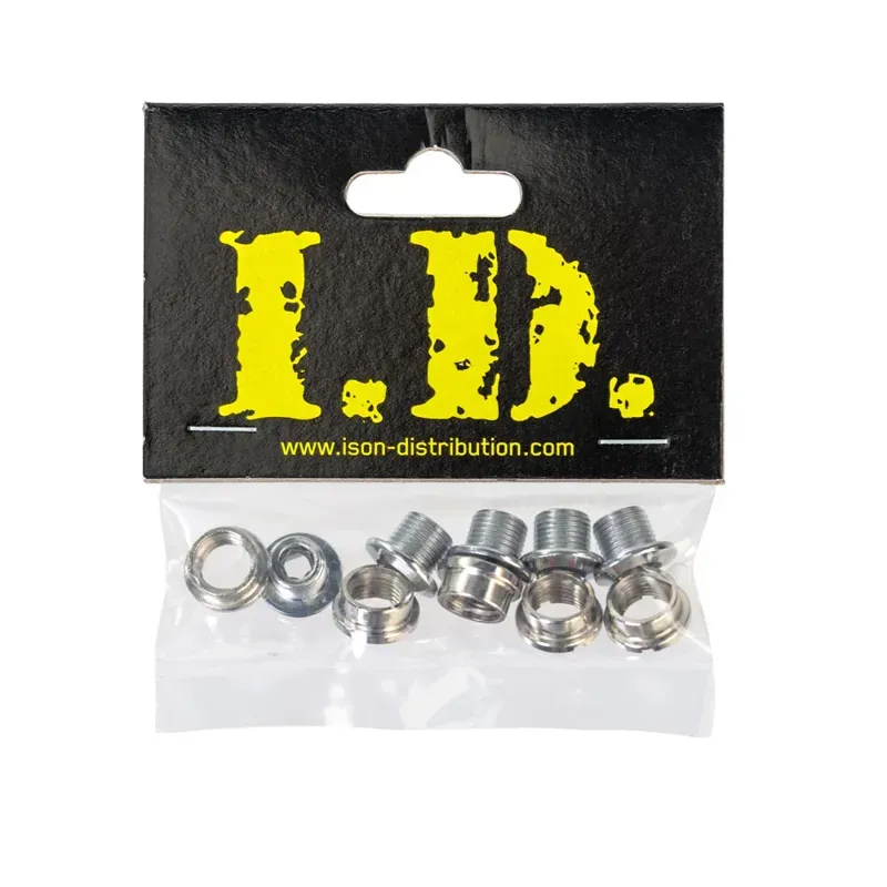 ID Cr-Mo 6.5mm Chainring Bolts in Chrome