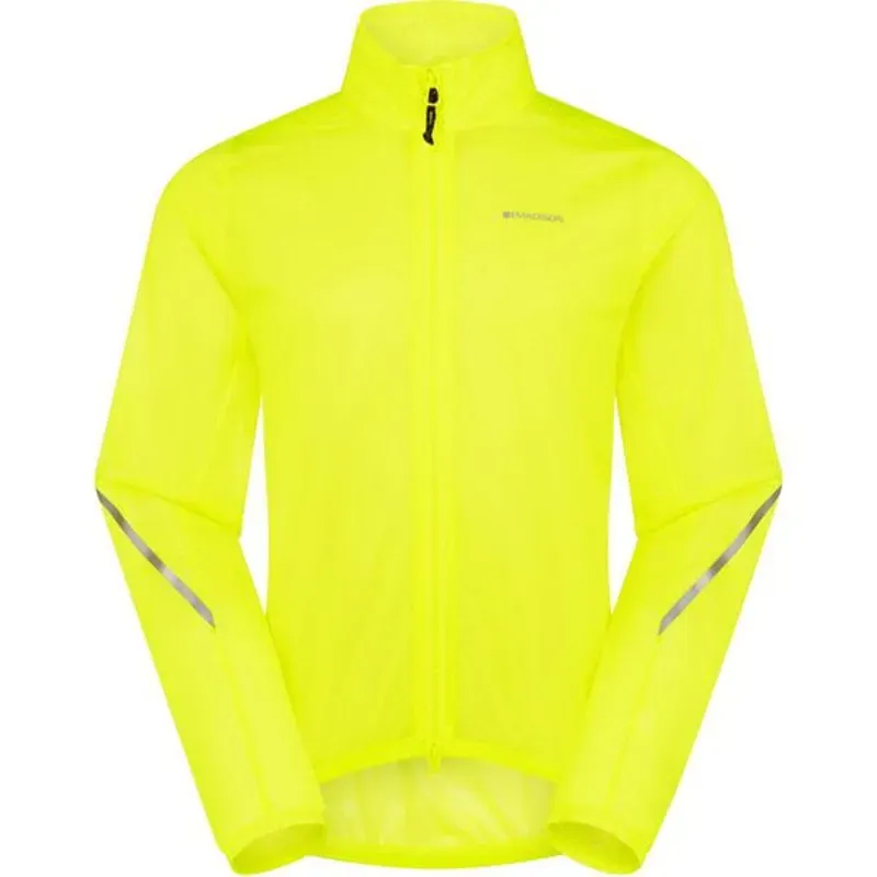 NI - Madison Flux 2-Layer Ultra Packable Jacket in HiViz Yellow