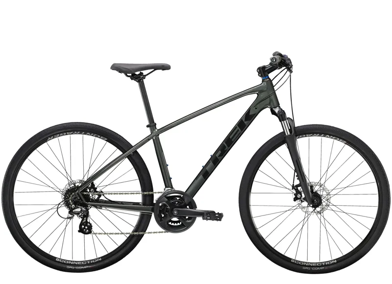 2022 Trek Dual Sport 1 Hybrid Bike in Lithium Grey