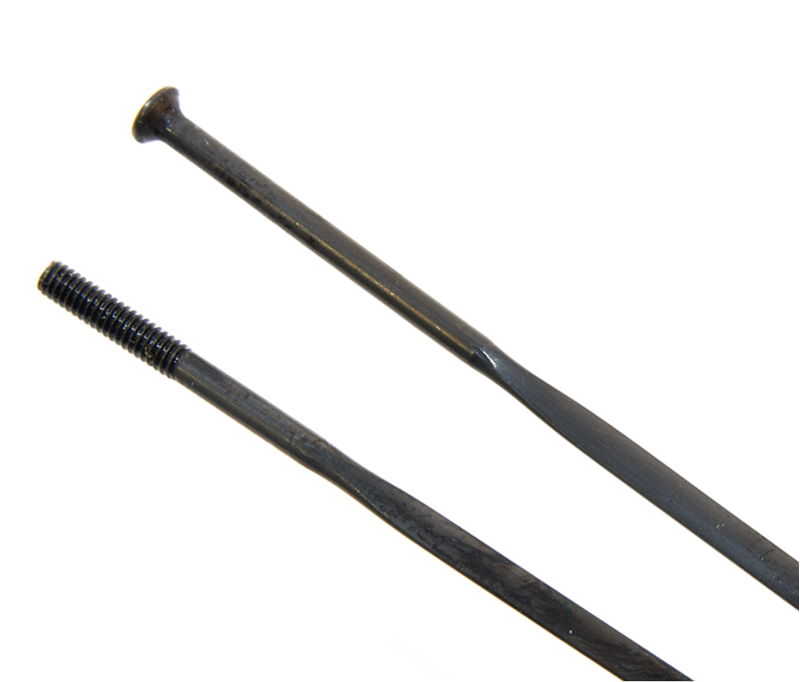 Sapim CX-Ray Straight Pull Cut/Threaded Black Spoke - 288mm