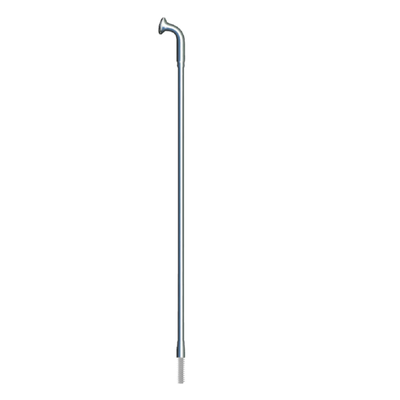 Sapim Strong Silver J-Bend Cut/Threaded Spoke - 219mm