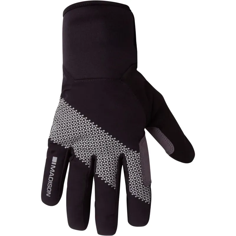 Madison Stellar Reflective Waterproof Thermal Gloves in Black