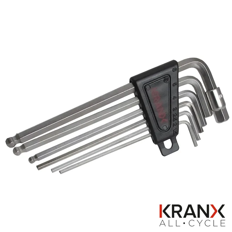 KranX Hex Key Set in Black/Silver