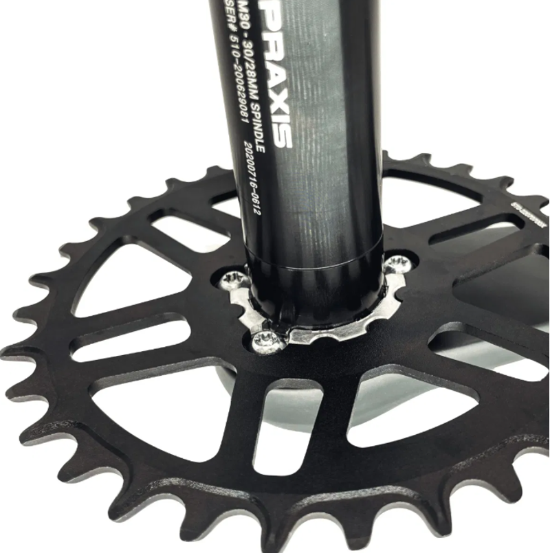 Praxis Works Steel Direct Mount NW 1x 30-tooth 0mm Chainring in Black-3