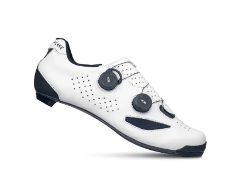 Lake CX239-X WHITE/BLACK Wide Fit Cycling Shoe