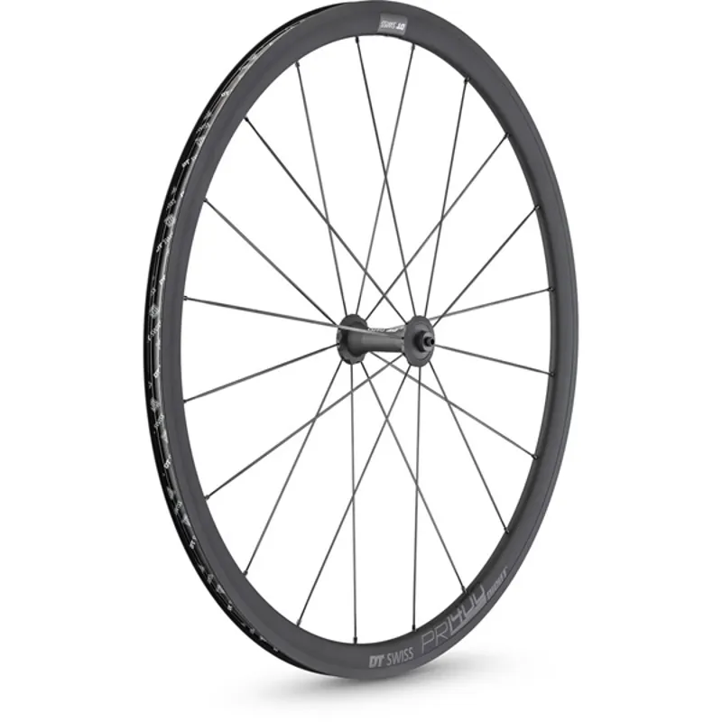 DT Swiss PR 1400 DICUT wheel Oxic clincher 32 x 18 mm QR front - 32 mm aluminium clincher 100 mm qr