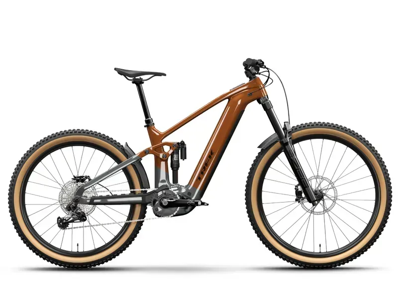 Trek Rail+ 9.8 XT Carbon Electric Mountain Bike in Penny