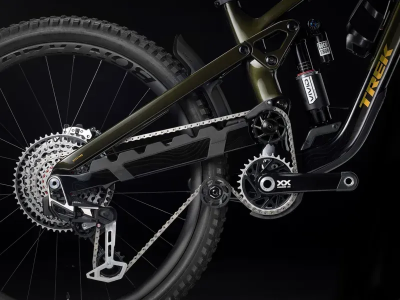 Trek Slash 9.9 XX AXS T-Type Carbon Enduro Mountain Bike in Green-5