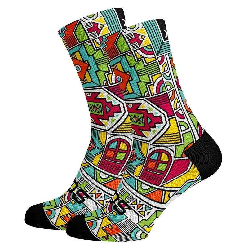 Sox Footwear Ndebele 2.0 South African Heritage Premium Crew Socks