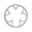 TA Zephyr 110-pcd 9/10-speed 5-arm Middle/Outer Chainring in Silver