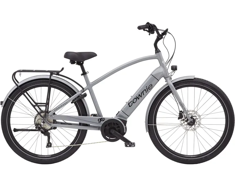 Electra Townie Path Go! 10D Step-Over E-Gravel Bike In Nardo Grey