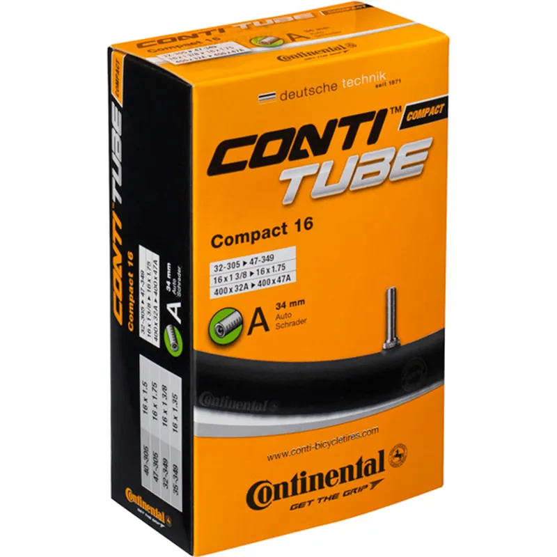 Continental Compact 10/11/12in Inner Tube in Black