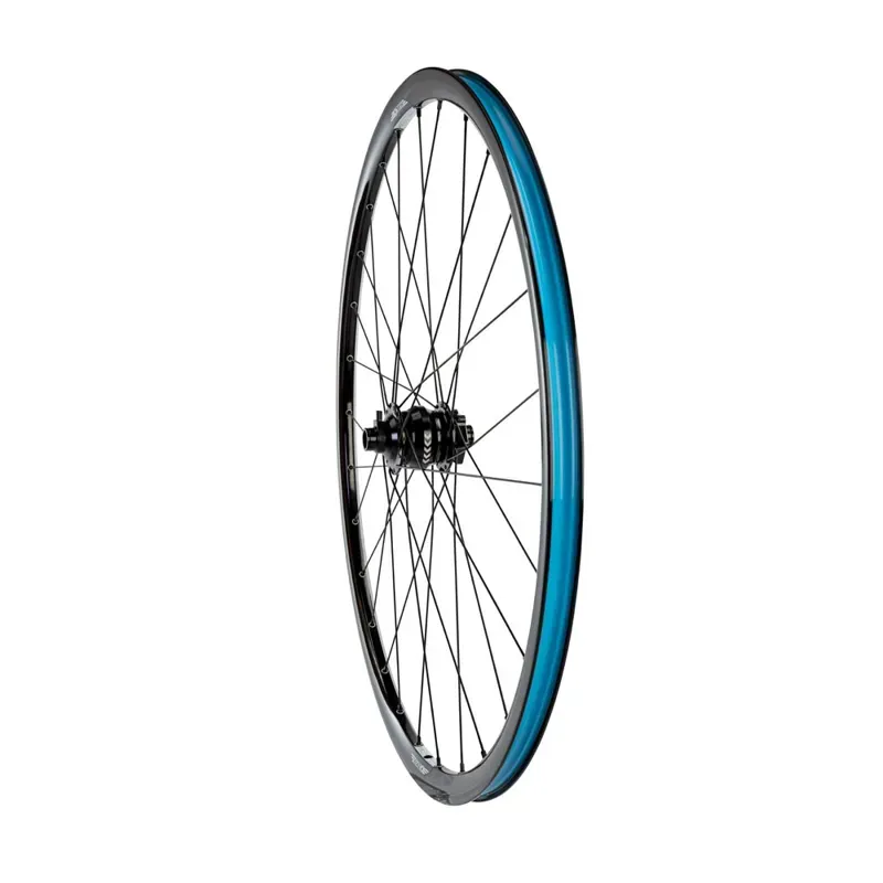 Halo White Line Road Disc PD-8X Dyno 28h Front Wheel in Black